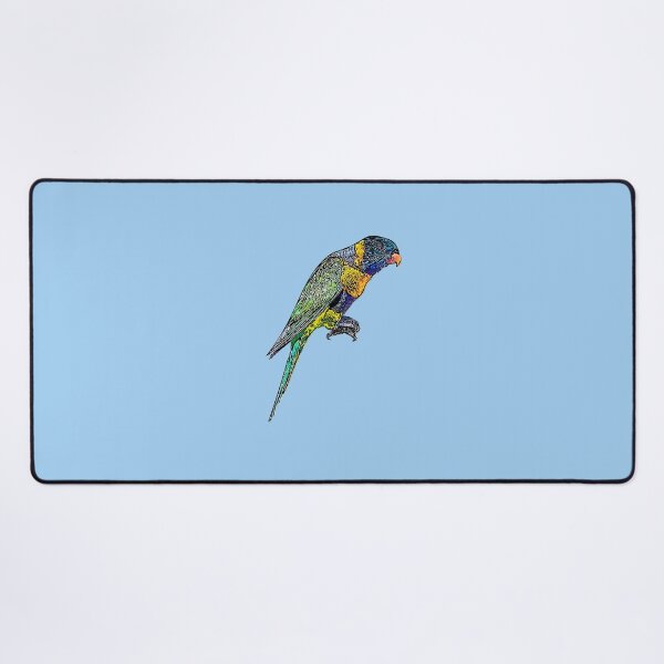 Item preview, Red-collared Rainbow Lorikeet Black Alternate Design  designed and sold by designsasstultd.