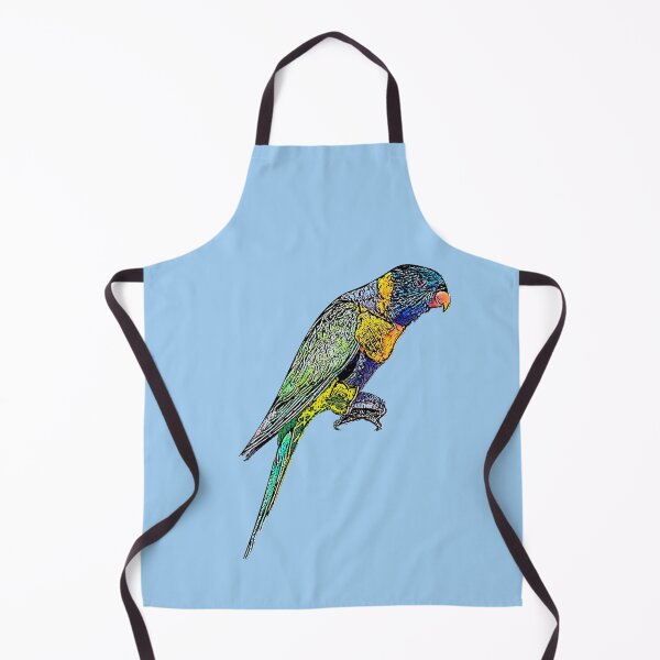 Item preview, Red-collared Rainbow Lorikeet Black Alternate Design designed and sold by designsasstultd.