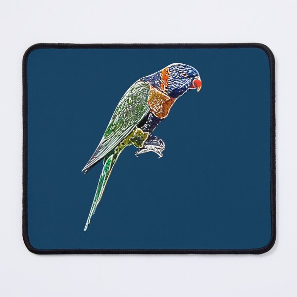 Item preview, Red-collared Rainbow Lorikeet White Alternate Design designed and sold by designsasstultd.