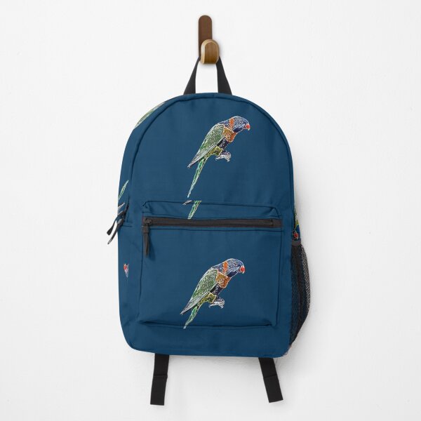 Item preview, Red-collared Rainbow Lorikeet White Alternate Design  designed and sold by designsasstultd.