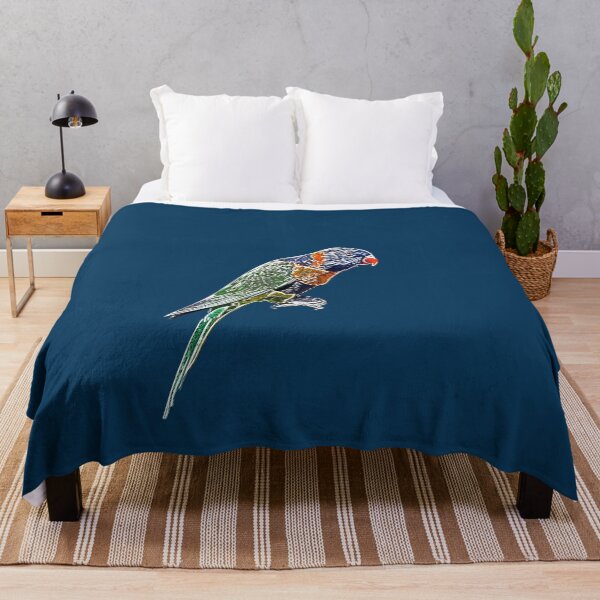 Item preview, Red-collared Rainbow Lorikeet White Alternate Design  designed and sold by designsasstultd.