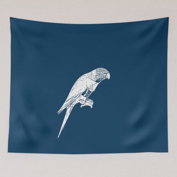Item preview, Red-collared Rainbow Lorikeet White Design  designed and sold by designsasstultd.