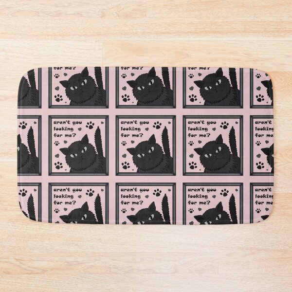 Item preview, Pattern with a frame with a cat and the inscription "Aren't you looking for me?" designed and sold by Cherevan.