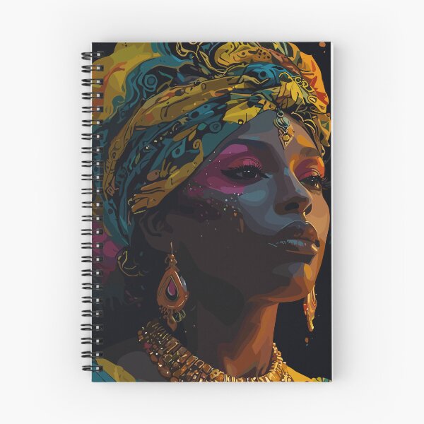 Item preview, painting of a woman with a turban and gold jewelry designed and sold by Teemajestic.