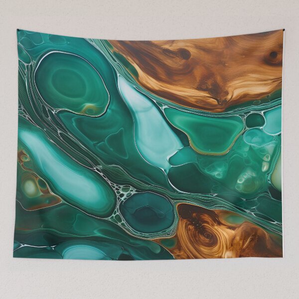 Item preview, Green Fluid Abstraction 2 designed and sold by MonolithicEarth.