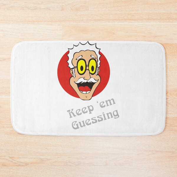 Item preview, keep em guessing. curiosity,  designed and sold by LaughingProf.