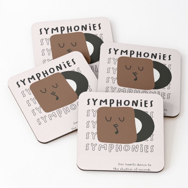 Item preview, Symphonies - Our hearts dance to the rhythm of records | Musical Disc Illustration designed and sold by RM-Journey.