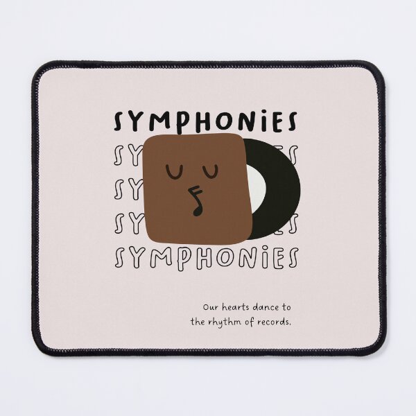 Item preview, Symphonies - Our hearts dance to the rhythm of records | Musical Disc Illustration designed and sold by RM-Journey.
