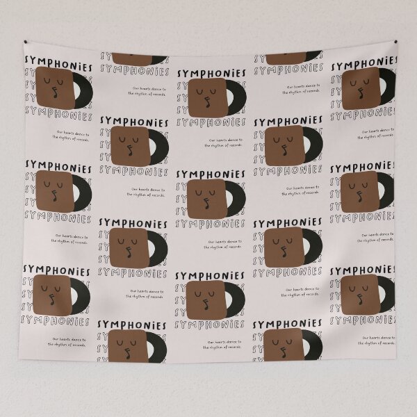 Item preview, Symphonies - Our hearts dance to the rhythm of records | Musical Disc Illustration designed and sold by RM-Journey.