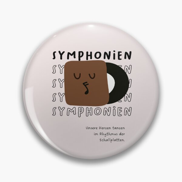 Artikelvorschau, Sinfonien – Unsere Herzen tanzen zum Rhythmus der Platten | Musikalische CD-Illustration entworfen und verkauft von RM-Journey.