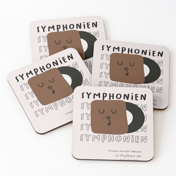 Item preview, Sinfonien - Unsere Herzen tanzen zum Rhythmus der Platten | Musical Disc Illustration designed and sold by RM-Journey.