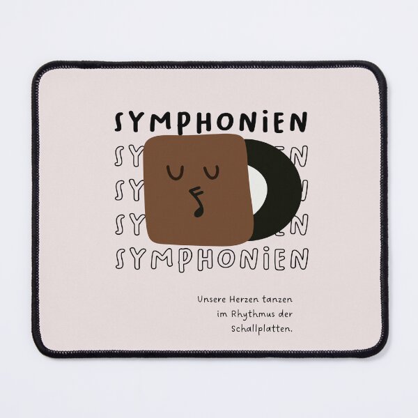 Item preview, Sinfonien - Unsere Herzen tanzen zum Rhythmus der Platten | Musical Disc Illustration designed and sold by RM-Journey.