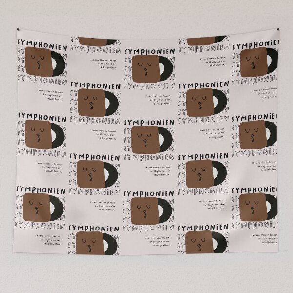 Item preview, Sinfonien - Unsere Herzen tanzen zum Rhythmus der Platten | Musical Disc Illustration designed and sold by RM-Journey.