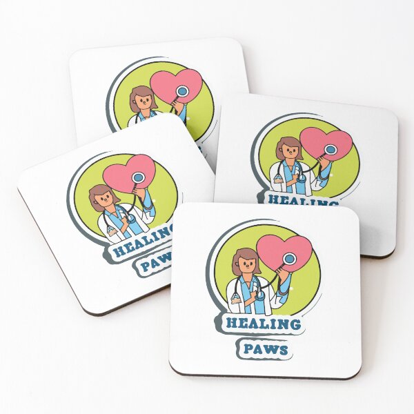 Item preview, Healing Paws Veterinarian with Heart Stethoscope Design designed and sold by NiftyWrx.