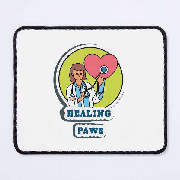 Item preview, Healing Paws Veterinarian with Heart Stethoscope Design designed and sold by NiftyWrx.