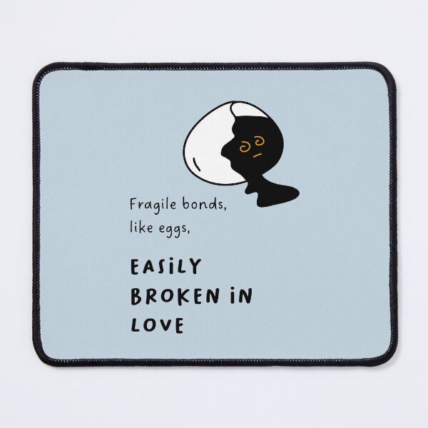 Item preview, Fragile bonds, like eggs, easily broken in love | Cute Egg Illustration designed and sold by RM-Journey.