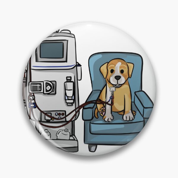 Item preview, Puppy Getting Dialysis designed and sold by InclusiveDinos.