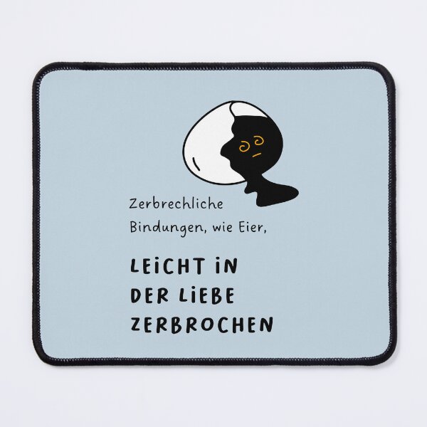 Item preview, Zerbrechliche Bindungen, wie Eier, leicht in der Liebe gebrochen | Cute Egg Illustration designed and sold by RM-Journey.