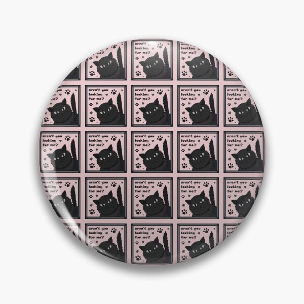 Item preview, Pattern with a frame with a cat and the inscription "Aren't you looking for me?" designed and sold by Cherevan.