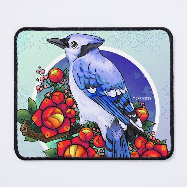Item preview, Blue Jay Bird designed and sold by MoxxiFoxxy.