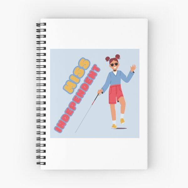 Item preview, Miss Independent Girl with Long White Cane designed and sold by IndeOandM.