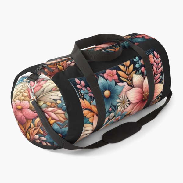 Item preview, Duvet covers with colorful floral bedding and tan flowers designed and sold by Ulykit.