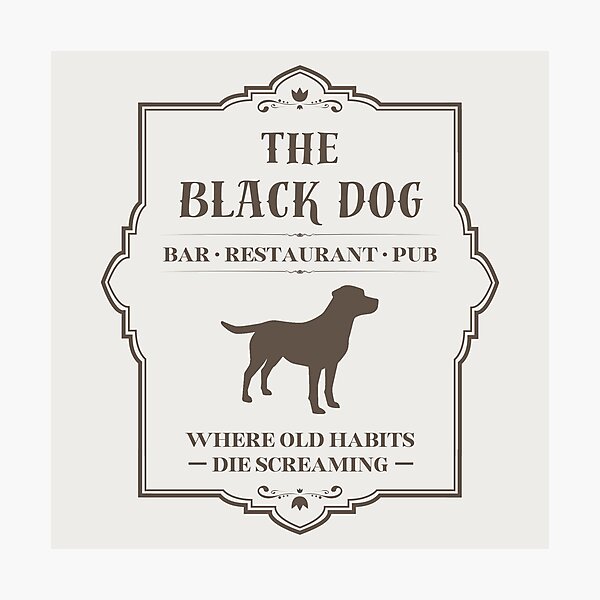 Aperçu de l'œuvre Le chien noir Taylor Swift créée et vendue par Mint-Rose.