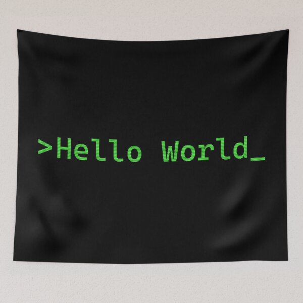 Item preview, Hello World designed and sold by The-Stellerium.