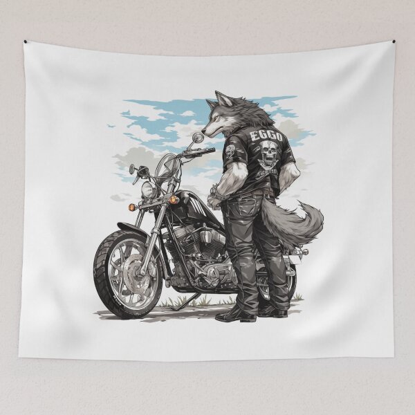 Item preview, The Solitary Wolf designed and sold by rocknrollstyles.