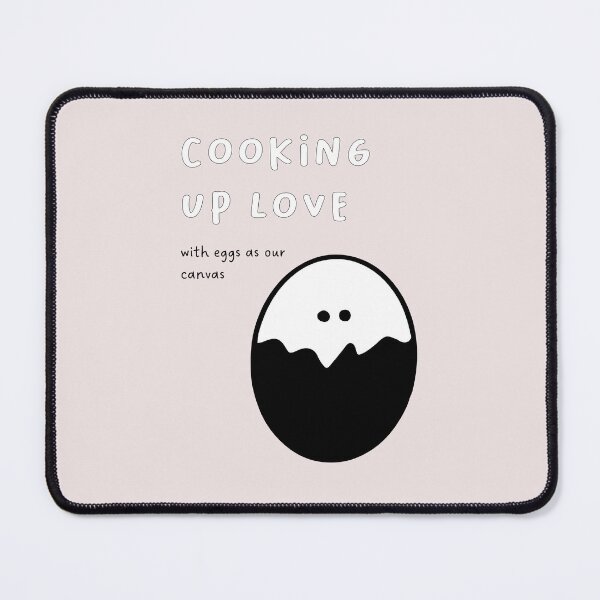 Item preview, Cooking up love with eggs as our canvas | Cute Egg Illustration designed and sold by RM-Journey.
