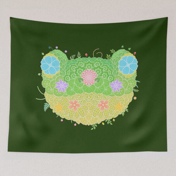 Item preview, Floral  Animal "Frog" WeArePrettierThanFlowers designed and sold by 366birthflower.