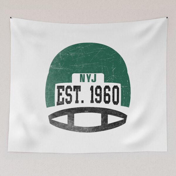 Item preview, New York Throwback Football Helmet designed and sold by Bo-Bros-Tees.