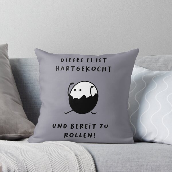 Item preview, Dieses Ei ist hart gekocht und bereit zu rollen! | Cute Egg Illustration designed and sold by RM-Journey.