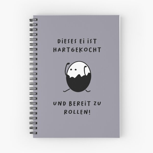 Item preview, Dieses Ei ist hart gekocht und bereit zu rollen! | Cute Egg Illustration designed and sold by RM-Journey.