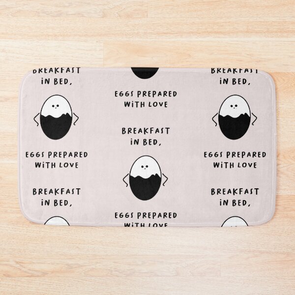 Item preview, Breakfast in bed, eggs prepared with love | Cute Egg Illustration designed and sold by RM-Journey.