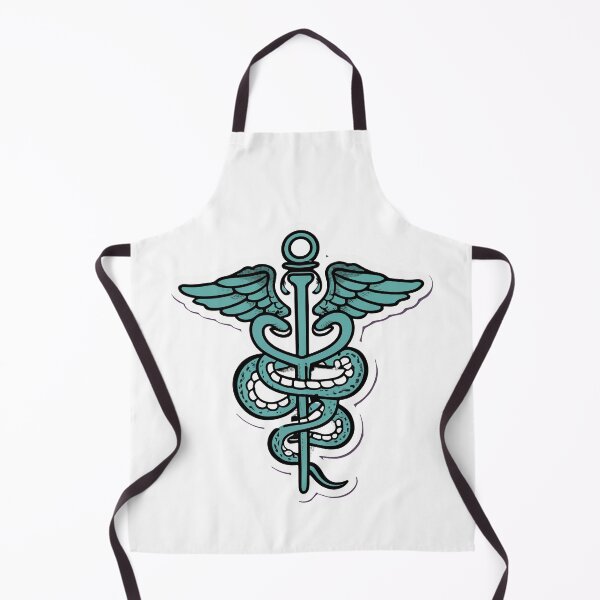 Item preview, Veterinary Caduceus with Coiling Snake designed and sold by NiftyWrx.