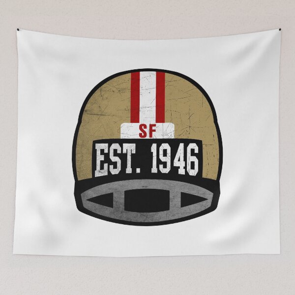 Item preview, San Francisco Throwback Football Helmet designed and sold by Bo-Bros-Tees.