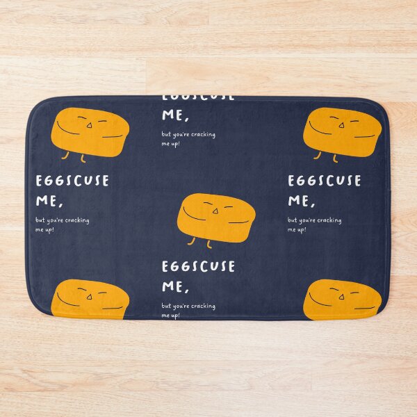 Item preview, Eggscuse me, but you're cracking me up! | Cute Egg Illustration designed and sold by RM-Journey.