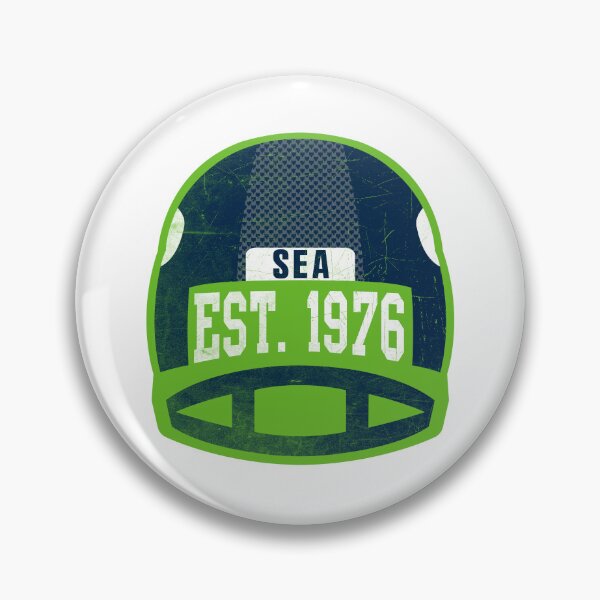 Item preview, Seattle Throwback Football Helmet designed and sold by Bo-Bros-Tees.