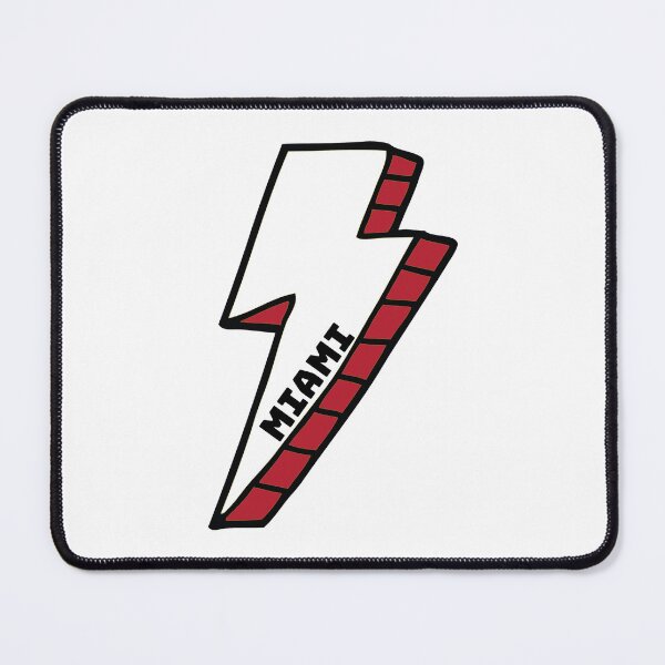 Item preview, Miami of Ohio Lightning Bolt designed and sold by kkosmicki.