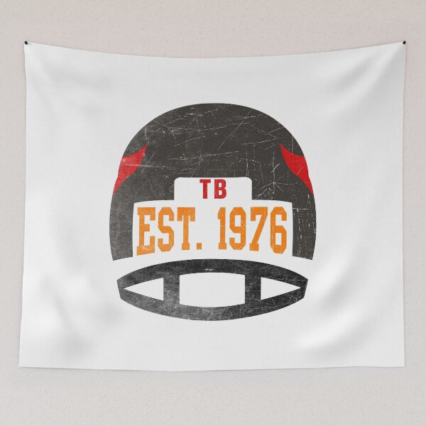 Item preview, Tampa Bay Throwback Football Helmet designed and sold by Bo-Bros-Tees.