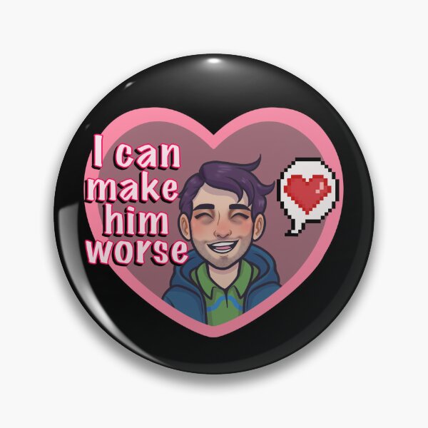 Item preview, i can make him worse ❤️  designed and sold by squrrielsketch.