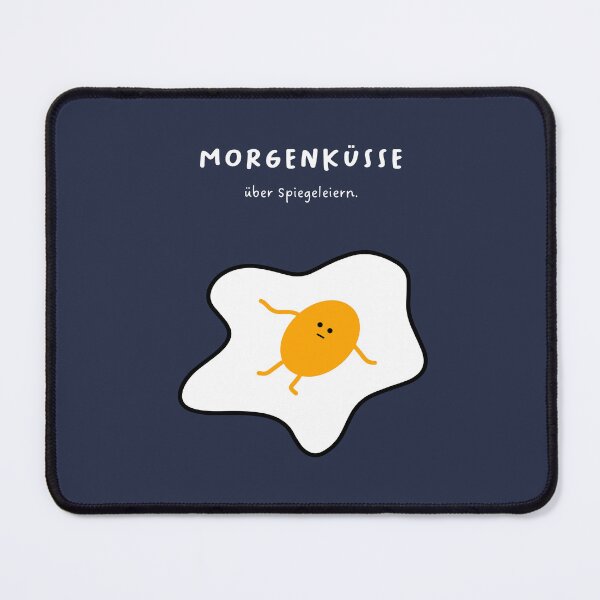 Item preview, Morgendliche Küsse über Spiegeleiern | Cute Egg Illustration designed and sold by RM-Journey.