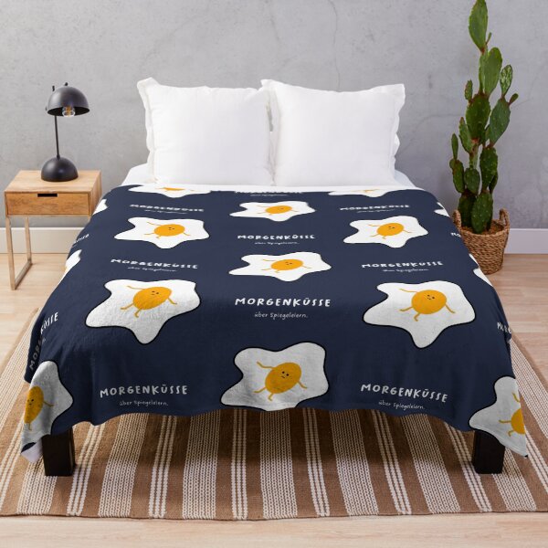Item preview, Morgendliche Küsse über Spiegeleiern | Cute Egg Illustration designed and sold by RM-Journey.