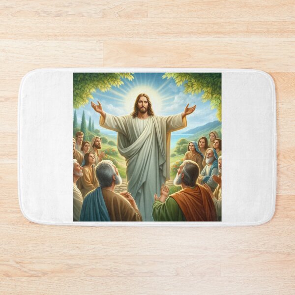 Item preview, "Light on the Path: Jesus and His Disciples Among the Crowd" designed and sold by gabertoni.
