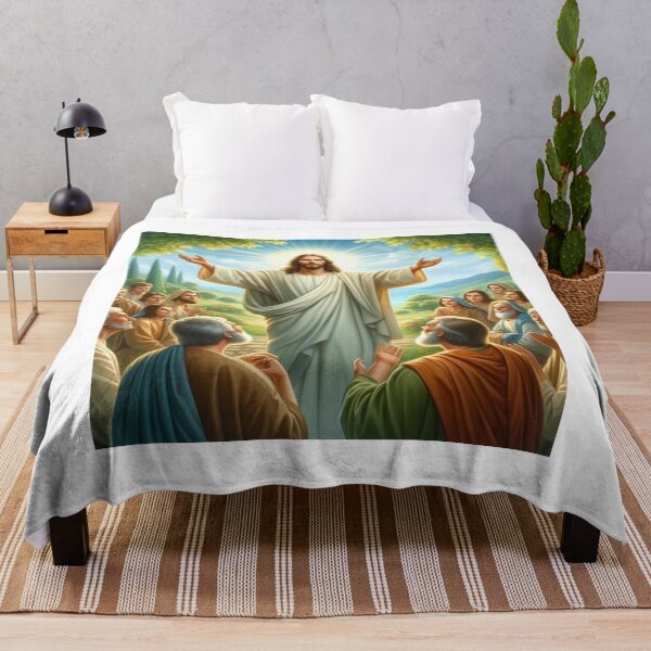 Item preview, "Light on the Path: Jesus and His Disciples Among the Crowd" designed and sold by gabertoni.