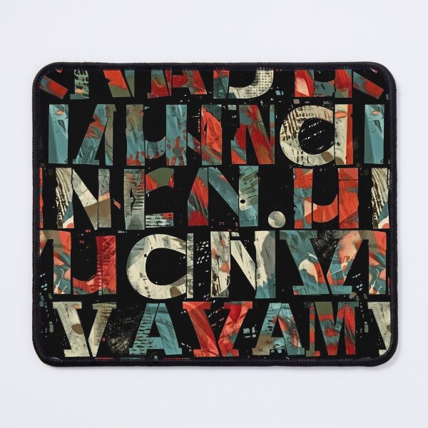 Item preview, Distressed Letters Pattern designed and sold by sheprint.