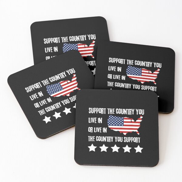 Item preview, Copy of Support the Country You Live In or Live In Where You Support, American Flag designed and sold by JustCrafted.