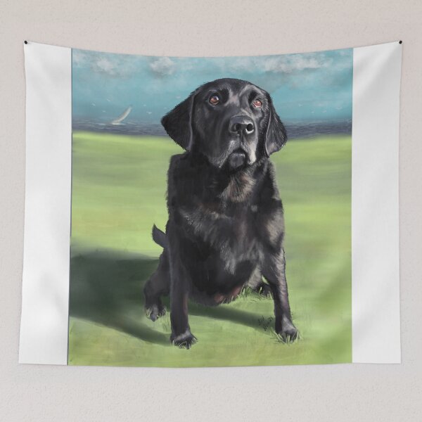 Item preview, Beautiful Black Lab Arleigh on the Coast designed and sold by abbottoons.
