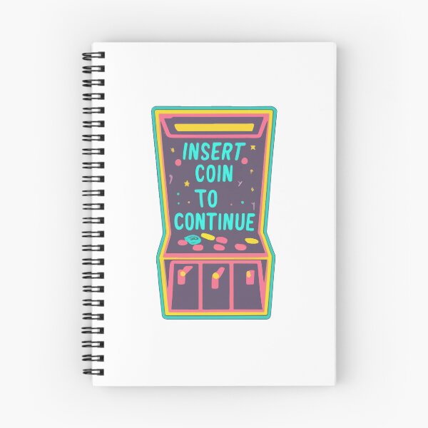 Item preview, Vintage Arcade Neon Glow - Insert Coin to Continue designed and sold by NiftyWrx.
